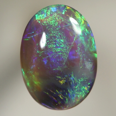 SOLID BLACK CRYSTAL OPAL Loaded with bright, strong colours